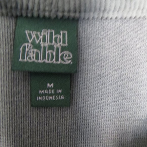 NWT Wild Fable Zip Grey Sweatshirt Size Medium - TARGET Brand - Picture 3 of 10
